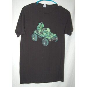 Gorillaz Band Self Titled Album Geep Rock Double Sided Black T-Shirt Small